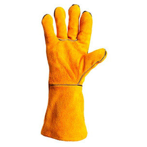 Краги робочі зварювальні DOLONI 4507 з підкладкою, жовті